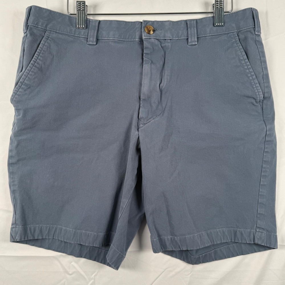 Club Room Mens 33W Chino Shorts Stretch Cotton‎ Twill 8in Inseam Preppy Summer